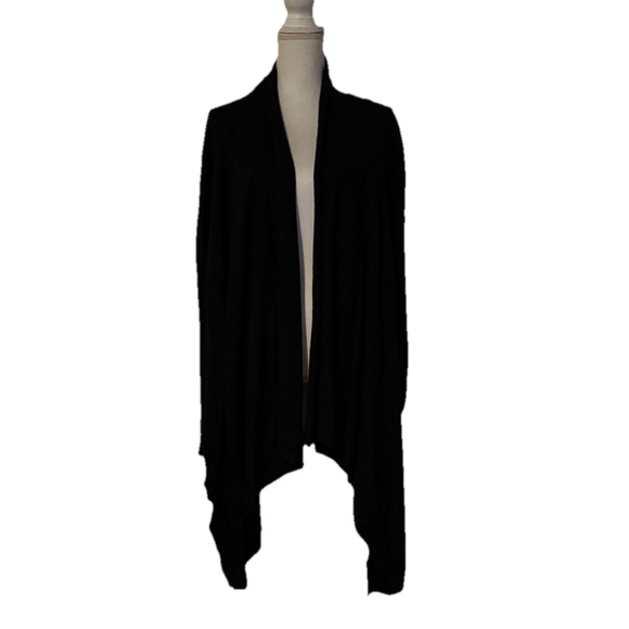 Moda International Sweaters - Moda International Black Women's open front Cardigan cotton cashmere XL